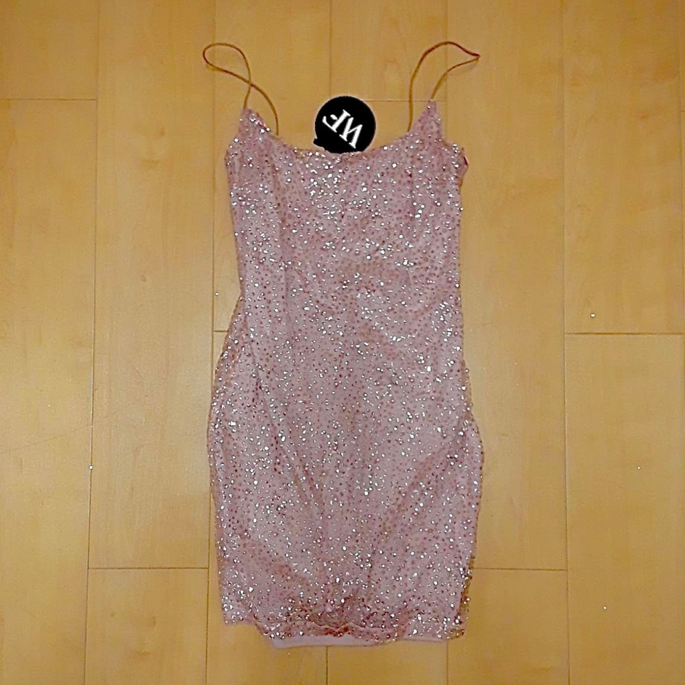 Pearl and Rhinestone Prom Dress